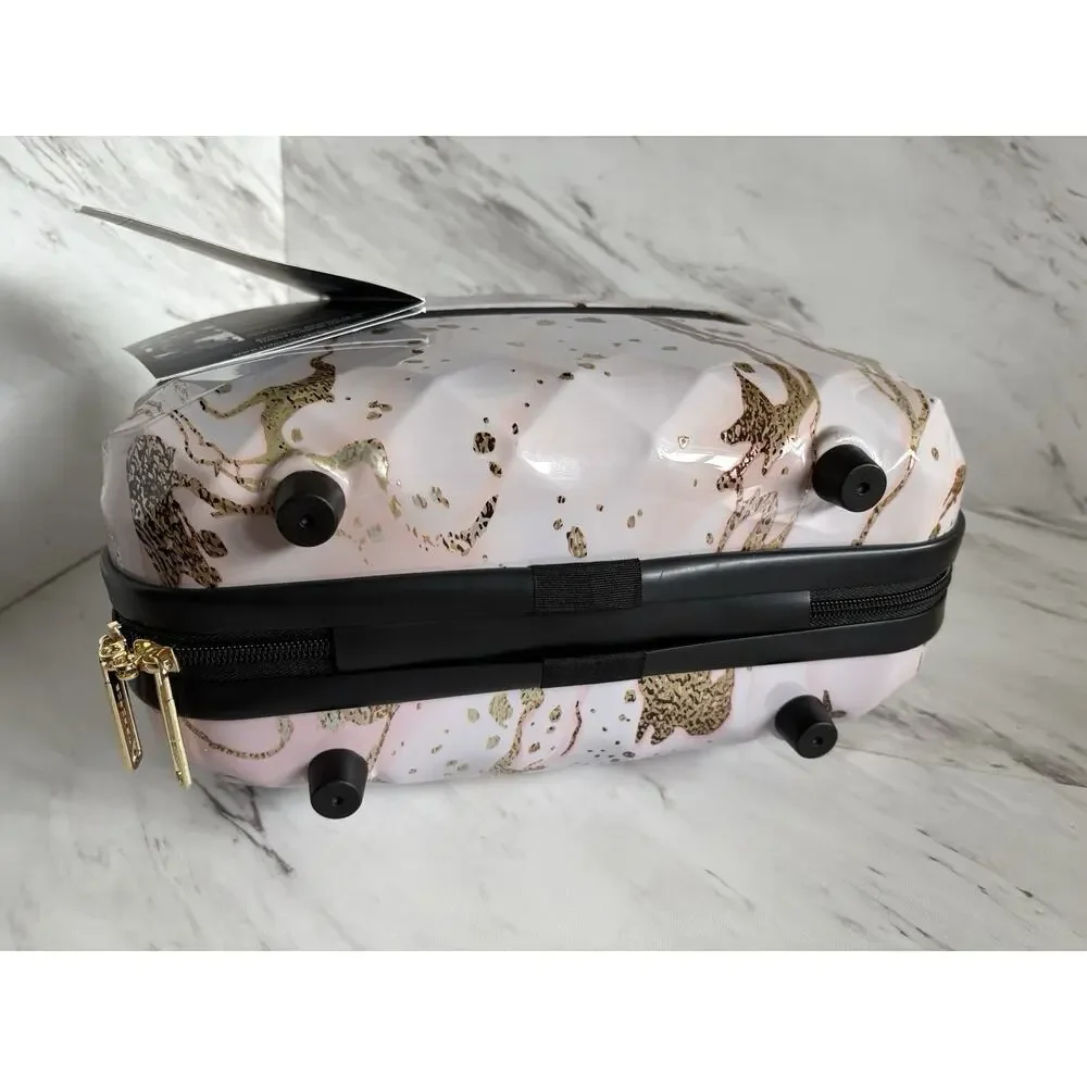 Triforce Hard Shell Beauty Case — Rosegold Marble, (9.4 x 12 x 6.3) Travel — NWT
